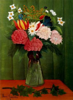亨利 盧梭 Flowers in a Vase